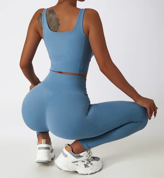 2 Piece Sports Bra & Legging Set