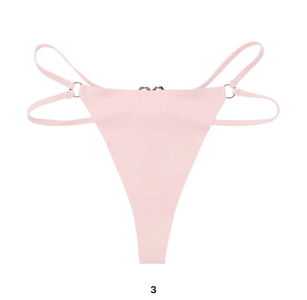 Fashionable Women's Panties With Rings