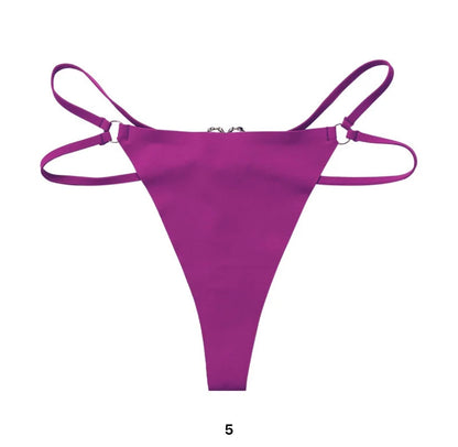 Fashionable Women's Panties With Rings