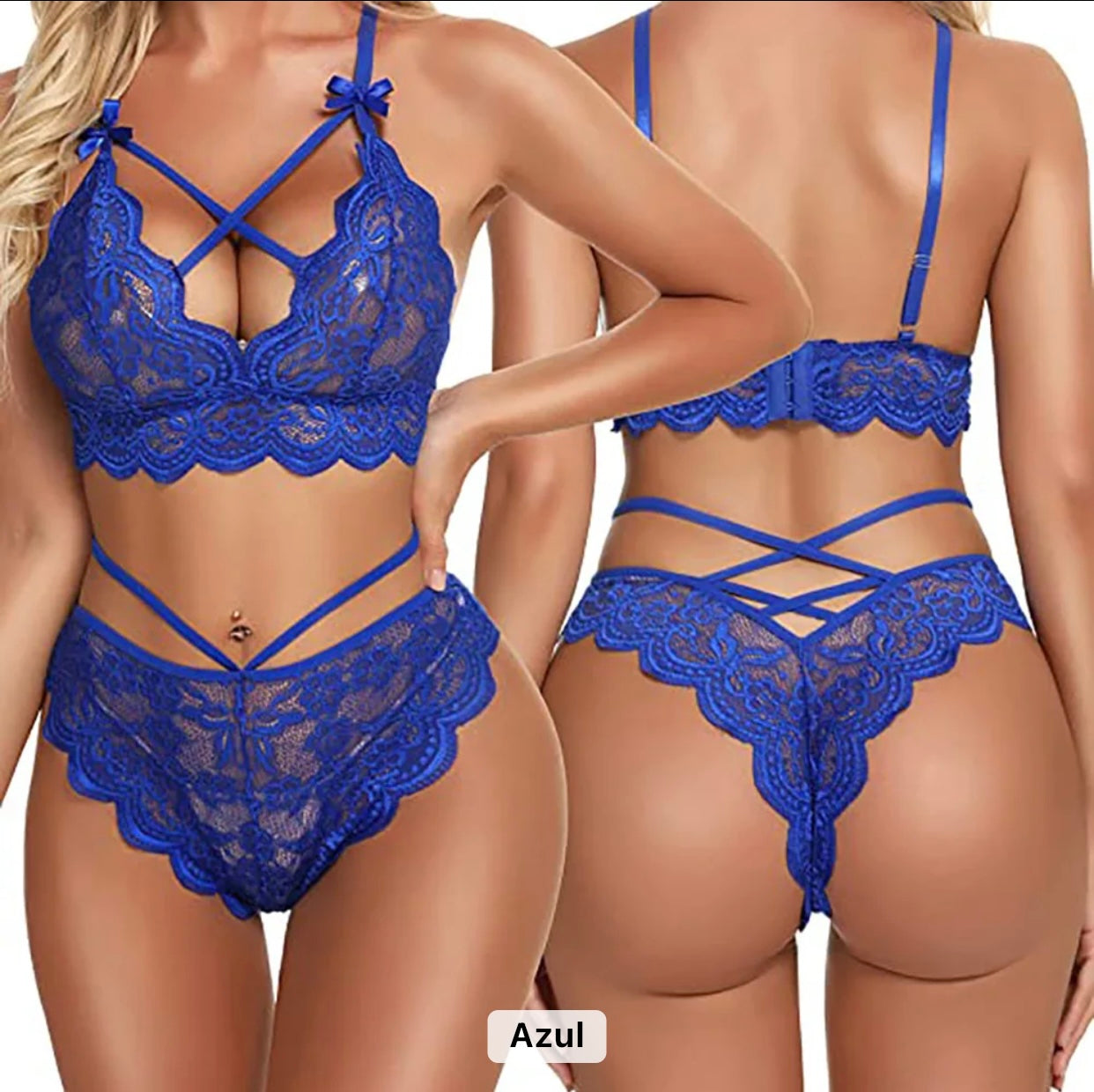 Women's Underwear Set with Thin Strings