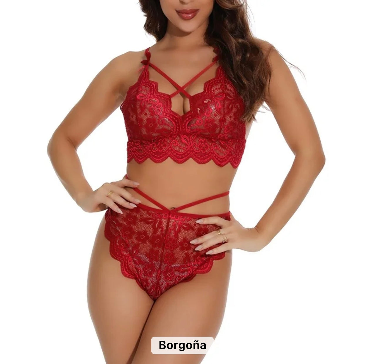 Women's Underwear Set with Thin Strings